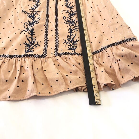 She + Sky Sleeveless Dress Women’s Size M- Strappy Blue  Floral Fully Lined - Picture 7 of 15